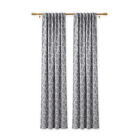 Custom Ash Collage Jacquard Curtain