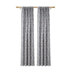 Custom Ash Collage Jacquard Curtain