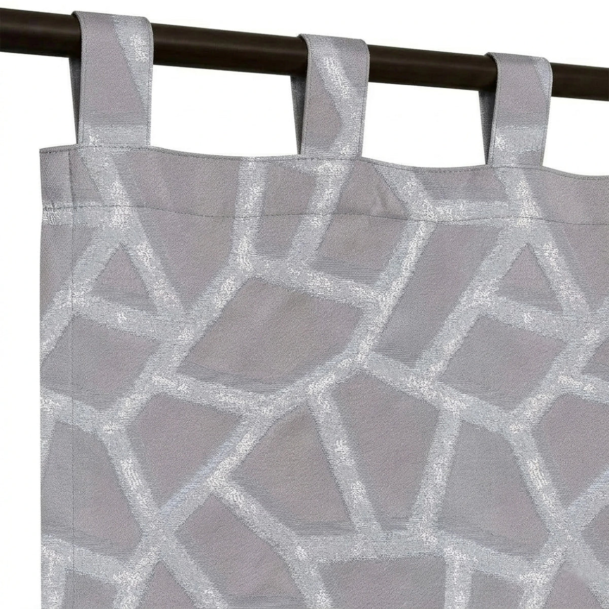 Custom Ash Collage Jacquard Curtain - view 6