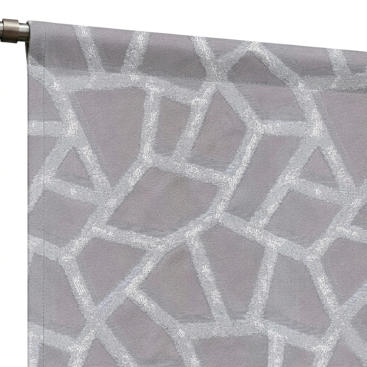 Custom Ash Collage Jacquard Curtain - view 5