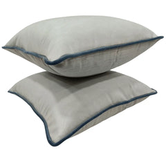 Luxurious Faux Leather Pillow Covers  (Set of 2,16×16) - Hover Image