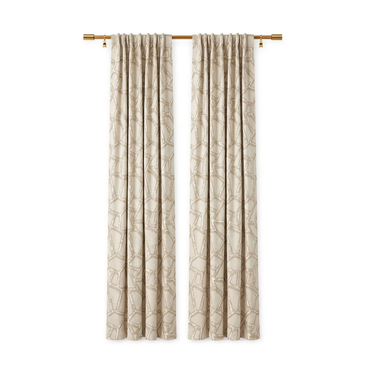 Custom Assort Collage Jacquard Curtain