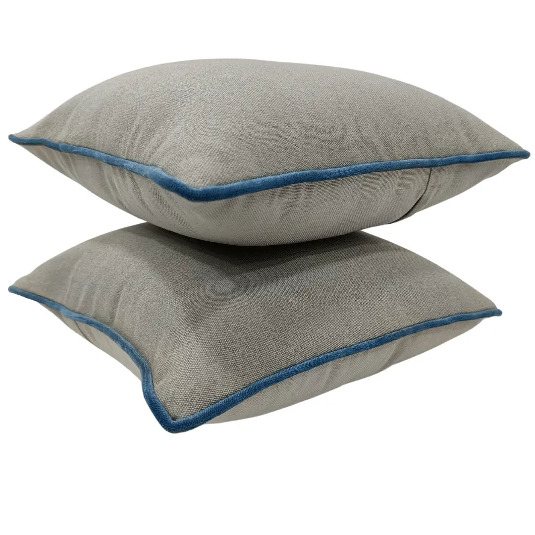 Gray Textured Pillow Covers (Set of 2, 16×16) |  ZIPCushions