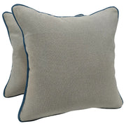 Gray Textured Pillow Covers (Set of 2, 16×16) | ZIPCushions