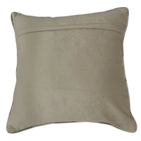 Olive Green & Cream Faux Leather Pillow Covers (Set of 2, 16×16) |  ZIPCushions