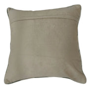 Olive Green & Cream Faux Leather Pillow Covers (Set of 2, 16×16) | ZIPCushions