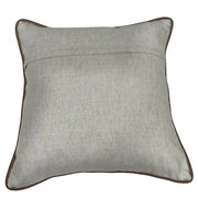 White & Taupe Embroidered Pillow Covers (Set of 2, 16×16) | ZIPCushions