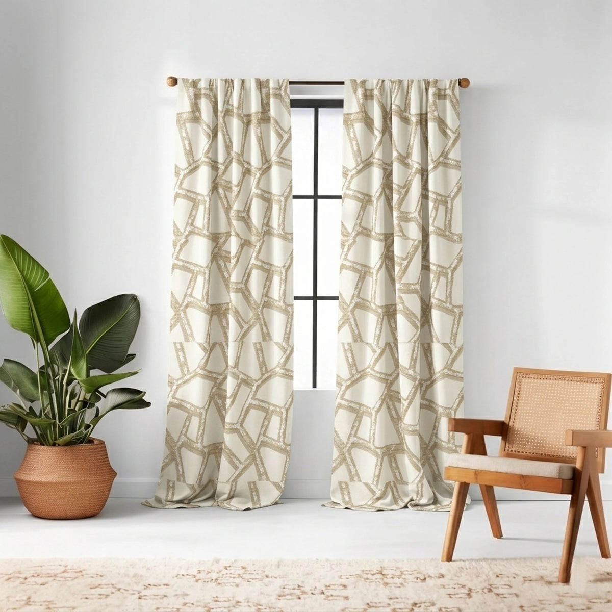 Custom Assort Collage Jacquard Curtain - view 2
