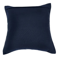 Outdoor Herringbone Navy Pillow Covers (Set of 2, 16×16) |  ZIPCushions
