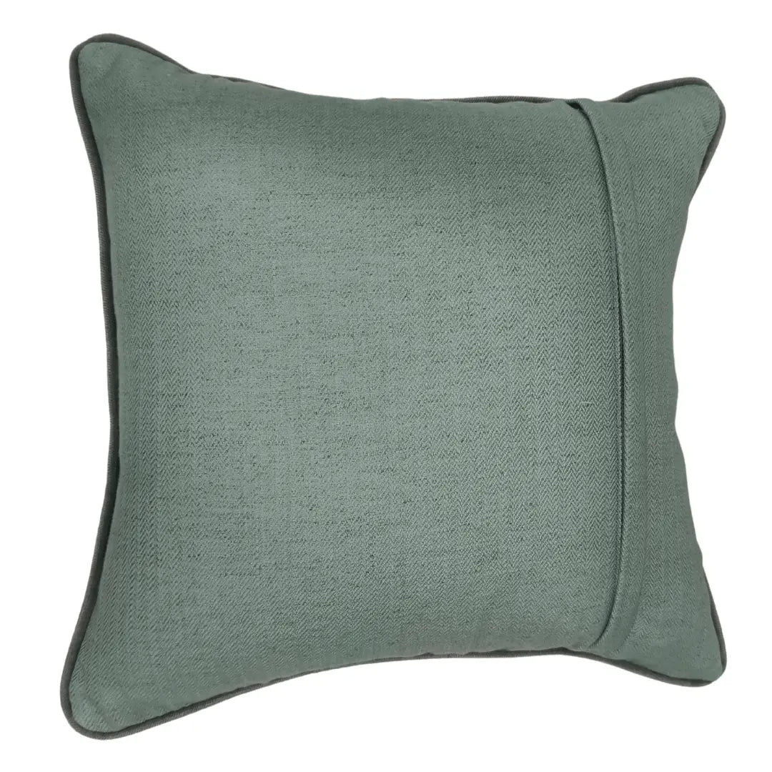 Elegant Two-Tone Gray Throw Pillow Covers  (Set of 2, 16×16) |  ZIPCushions
