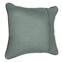Elegant Two-Tone Gray Throw Pillow Covers  (Set of 2, 16×16) |  ZIPCushions