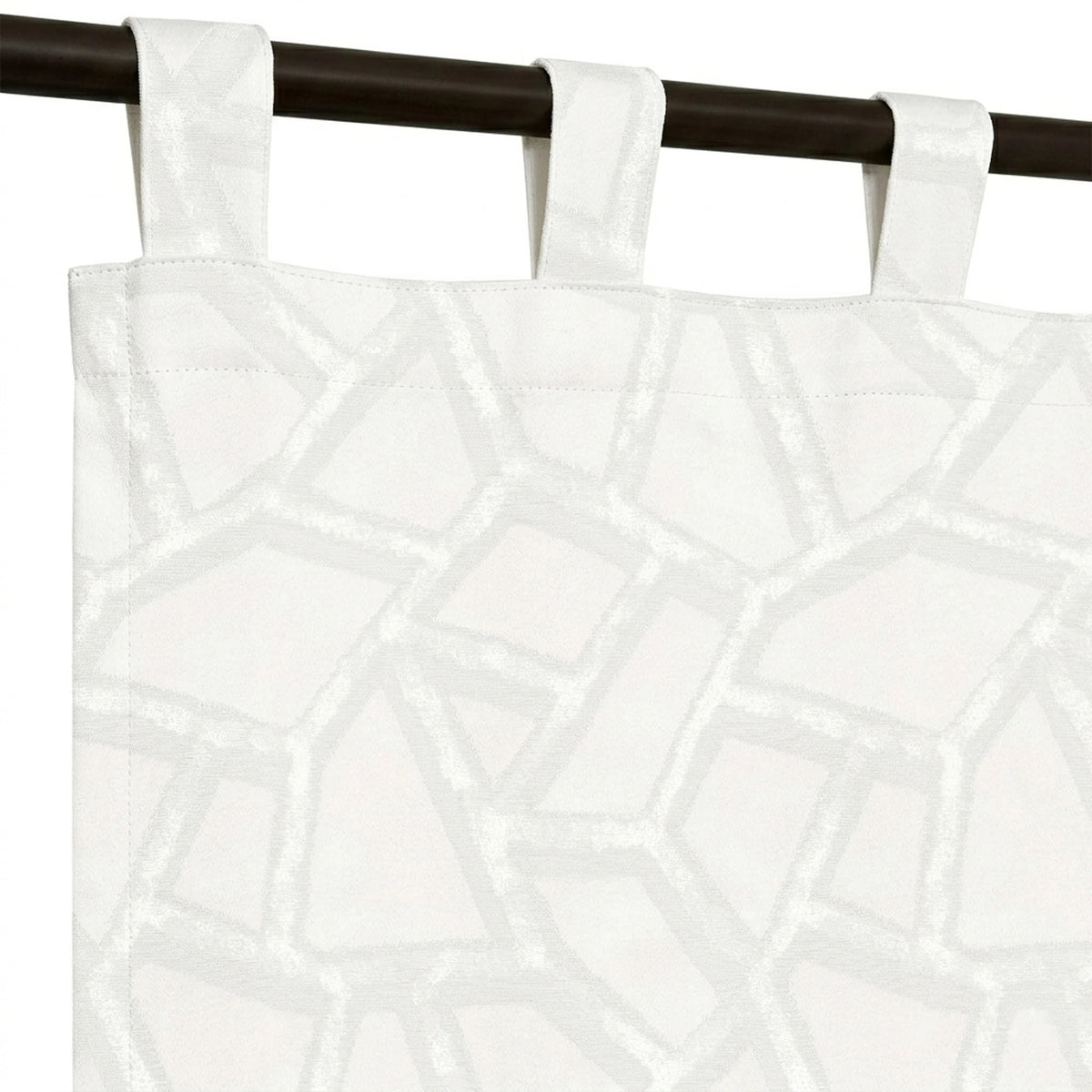 Custom Oyster Collage Jacquard Curtain - view 5
