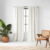 Custom Oyster Collage Jacquard Curtain