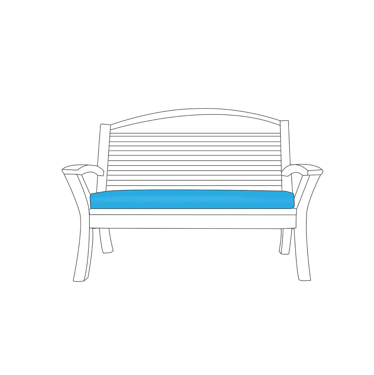 Custom Cushions For Outdoor Seat-Bench & Furnitures |  ZIPCushions