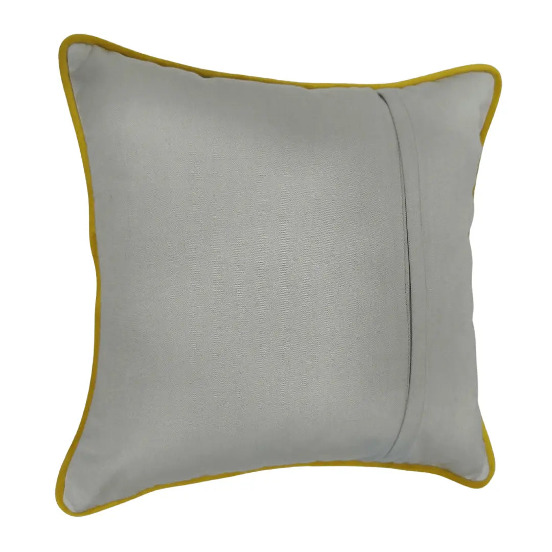 Green & Ivory Patchwork Pillow Covers (Set of 2, 16×16) |  ZIPCushions