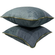 Blue Velvet Pillow Covers (16×16, Set of 2) | ZIPCushions