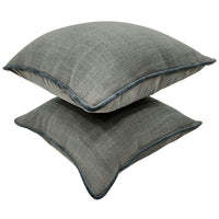 Neutral Gray Pillow Covers (Set of 2, 16×16) |  ZIPCushions