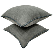 Neutral Gray Pillow Covers (Set of 2, 16×16) | ZIPCushions