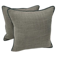 Neutral Gray Pillow Covers (Set of 2, 16×16) |  ZIPCushions