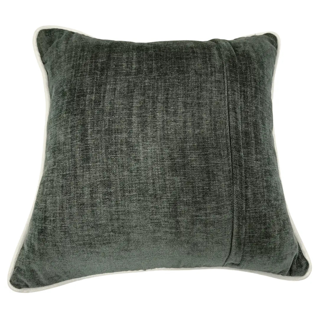 Charcoal and Gray Pillow Covers with Contrast Texture (Set of 2, 16×16) |  ZIPCushions