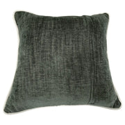 Charcoal and Gray Pillow Covers with Contrast Texture (Set of 2, 16×16) | ZIPCushions