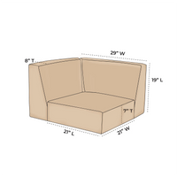 OW Lee Creighton Replacement Corner Sectional Cushion (1 Seat and 2 Back)