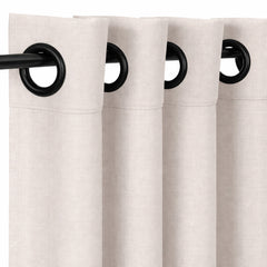 Sunbrella® Canvas Silver Grey Curtain