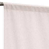 Sunbrella Canvas Silver Grey Curtain