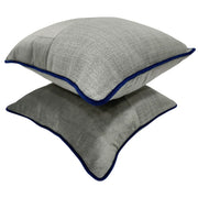 Gray Patchwork Pillow Covers (Set of 2, 16×16) | ZIPCushions