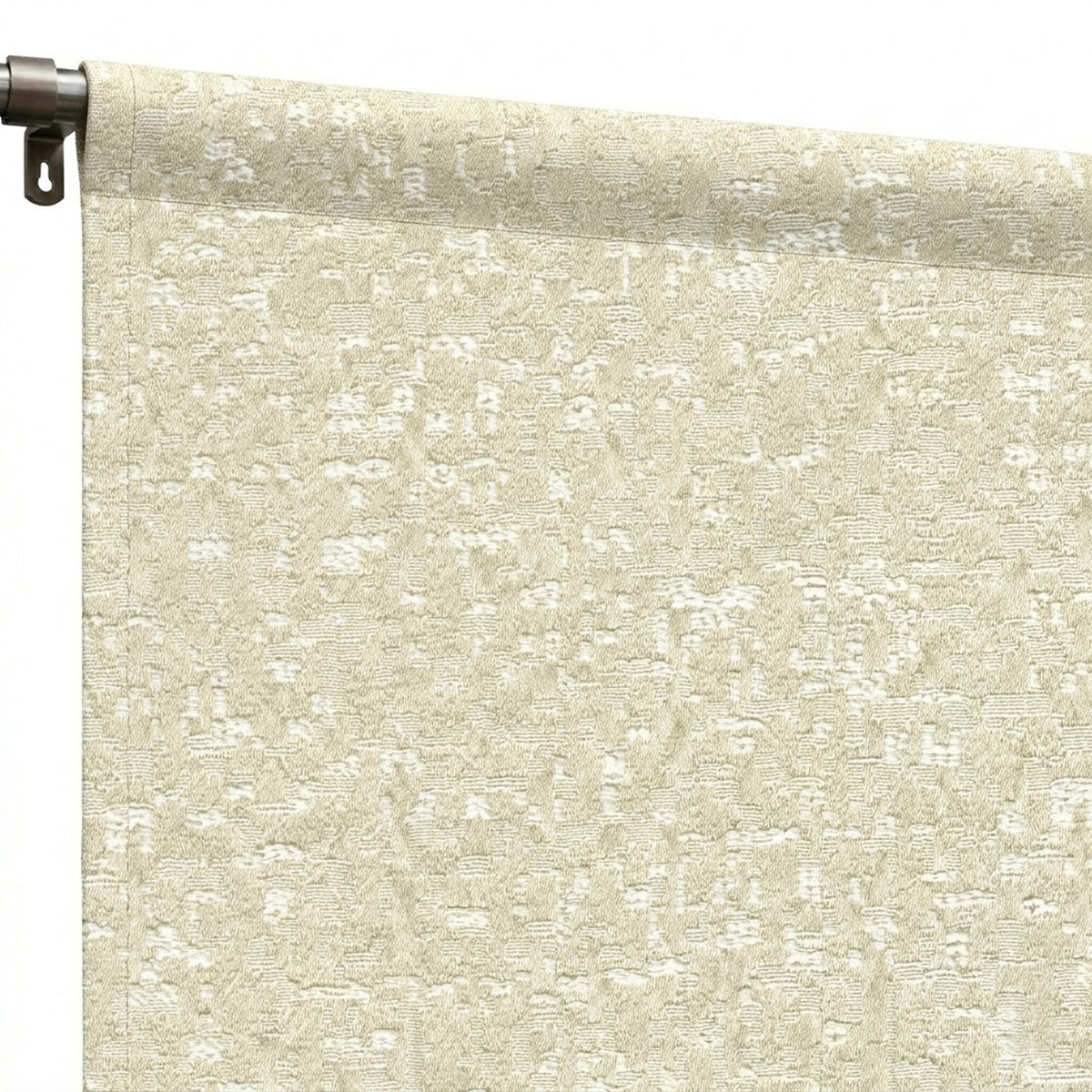 Custom Almond Concert Textured Curtain - view 6
