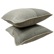 Gray Cassia and Bouclé Pillow Covers (Set of 2, 16×16) | ZIPCushions