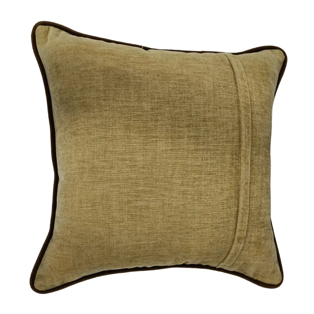 Golden Taupe Velvet Pillow Covers (Set of 2, 16×16) |  ZIPCushions