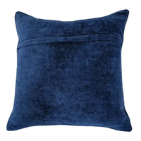 Royal Blue Velvet & Bouclé Pillow Covers (Set of 2, 16×16) |  ZIPCushions