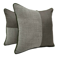 Earthy Patchwork Pillow Covers (Set of 2, 16×16) |  ZIPCushions