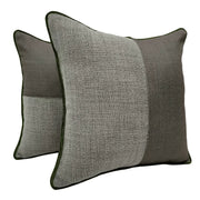 Earthy Patchwork Pillow Covers (Set of 2, 16×16) | ZIPCushions