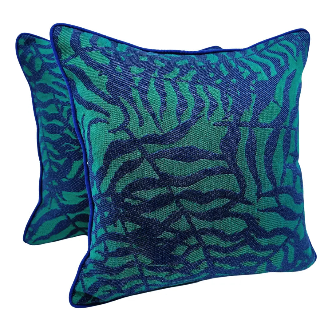 Tropical Pattern Pillow Covers (16x16, Set of 2) | ZIPCushions