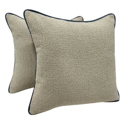 Soft Bouclé Pillow Covers (16x16, Set of 2)