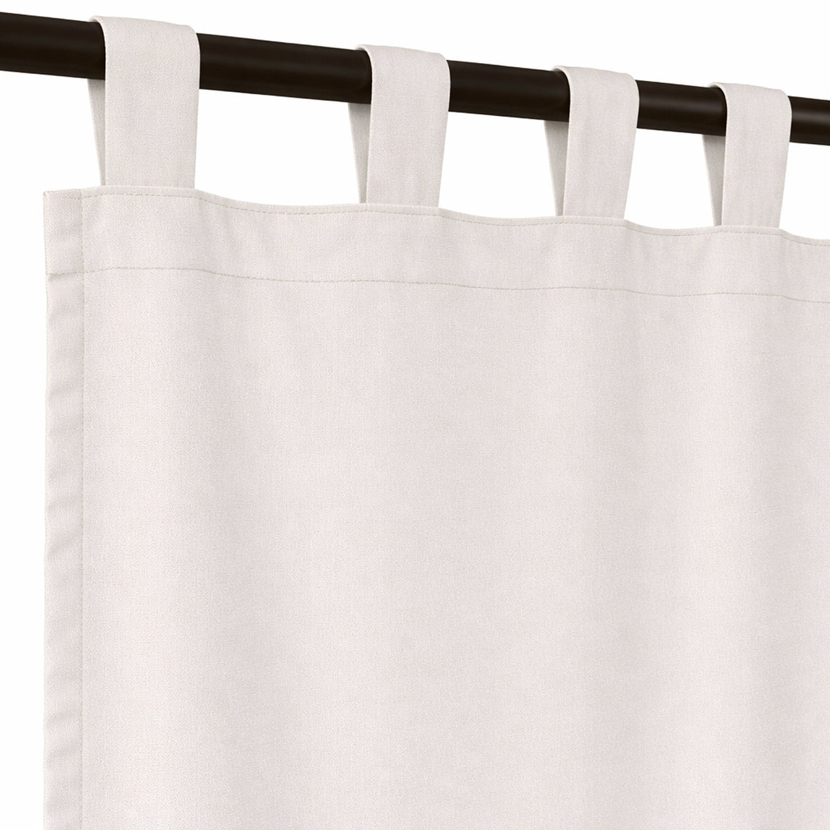 Sunbrella® Canvas Silver Grey Curtain