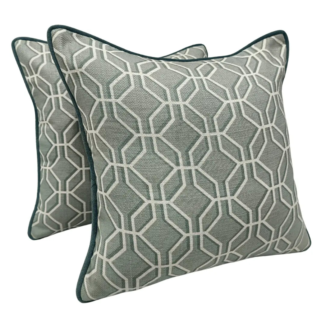Geometric Pattern Pillow Covers (16x16, Set of 2) |  ZIPCushions