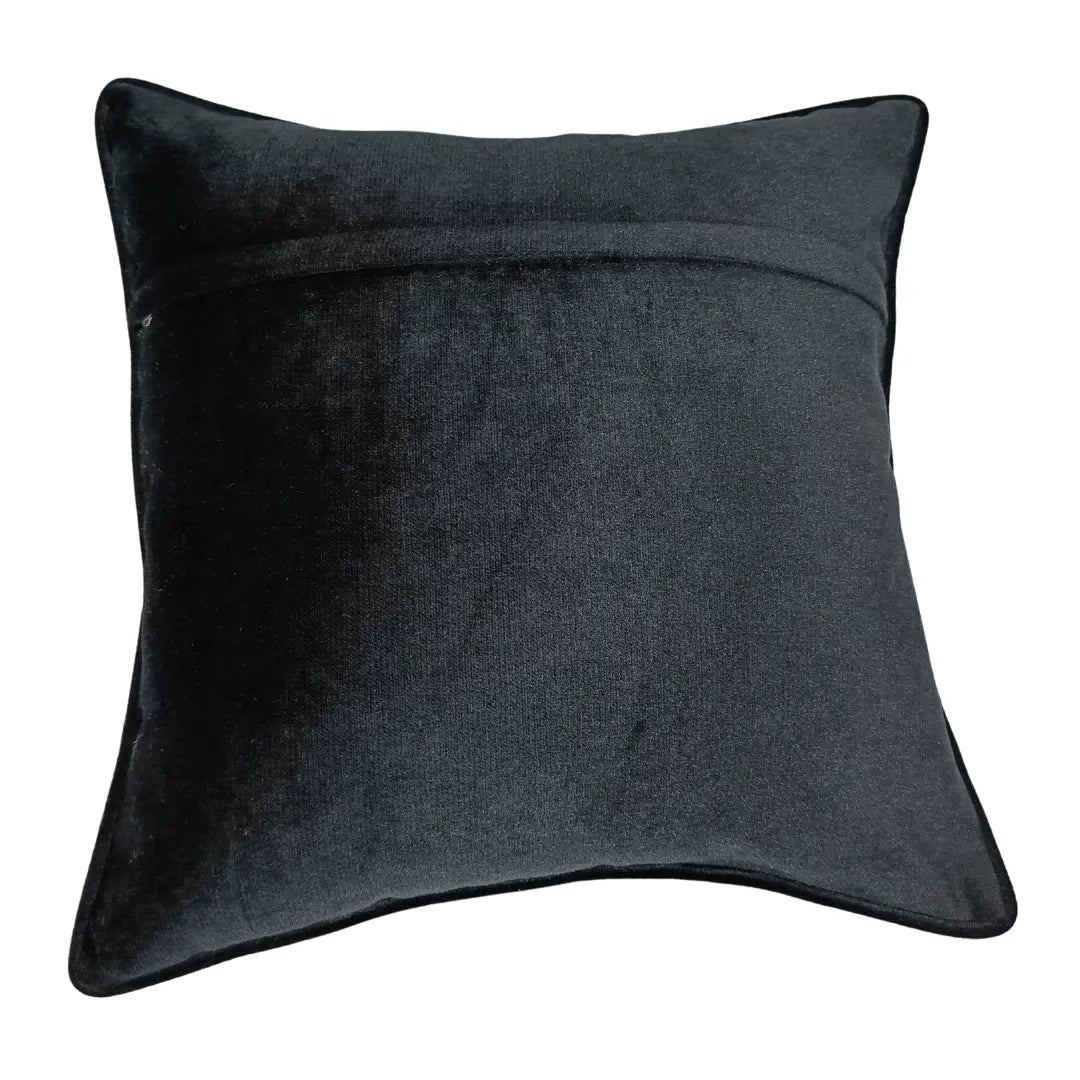 Brown and Black Double Tone Pillow Covers (16x16, Set of 2) |  ZIPCushions