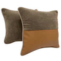 Earthy Tone Indoor Pillow Covers (16x16, Set of 2)