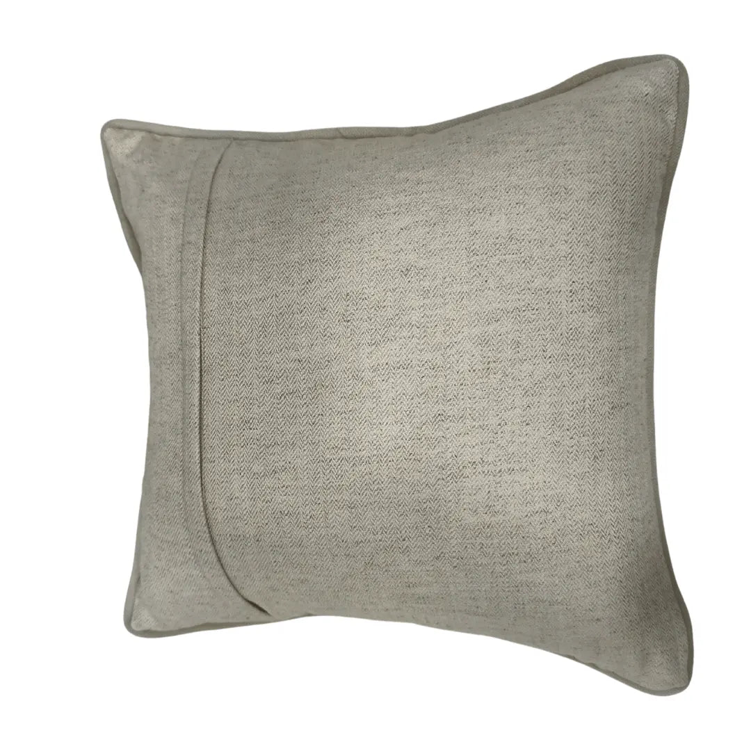 Light Grey Dual Tone Pillow Covers (16x16, Set of 2) |  ZIPCushions