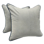 Soft Grey Minimalist Pillow Covers (16x16, Set of 2) | ZIPCushions