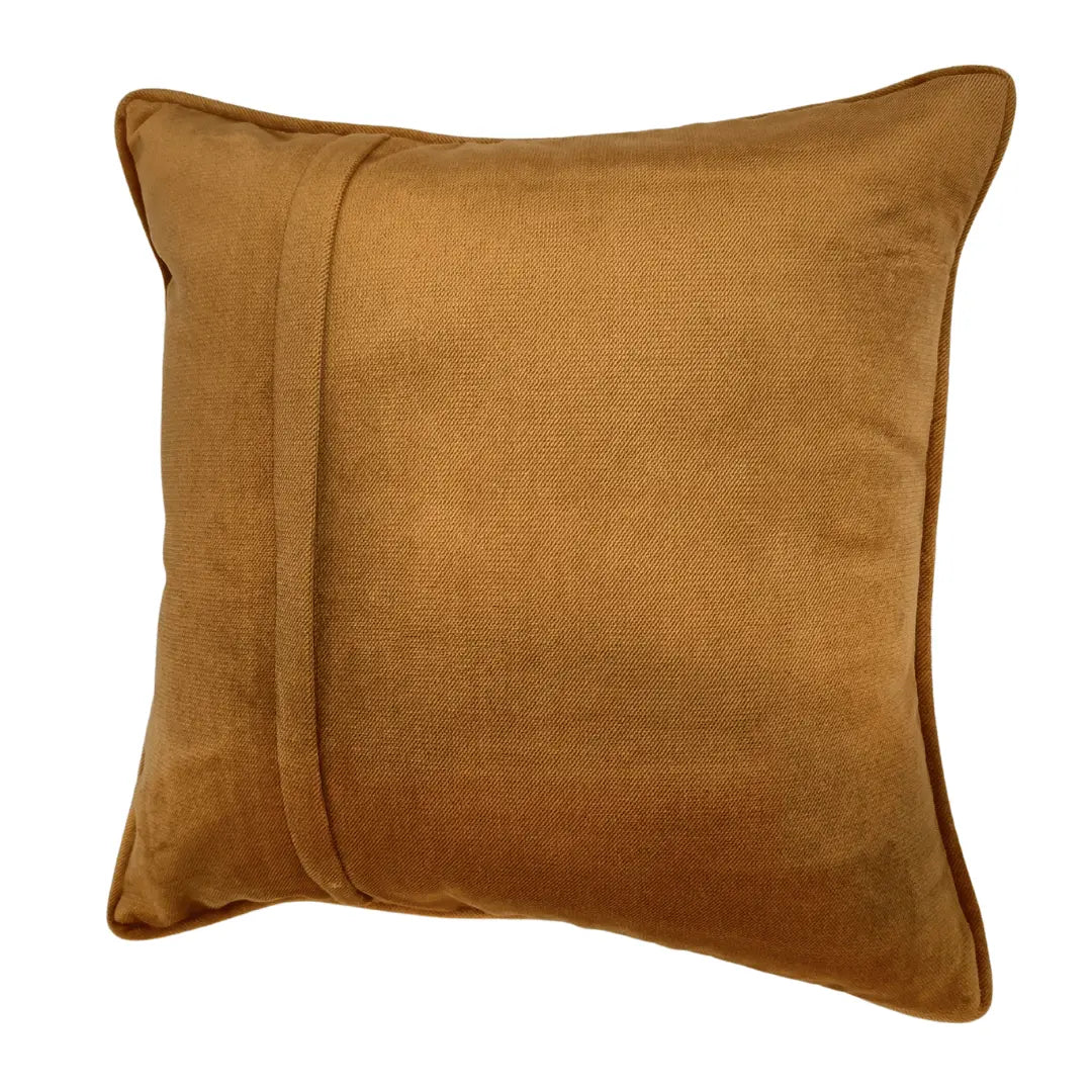 Golden Elegance Dual Tone Pillow Covers (16x16, Set of 2) |  ZIPCushions