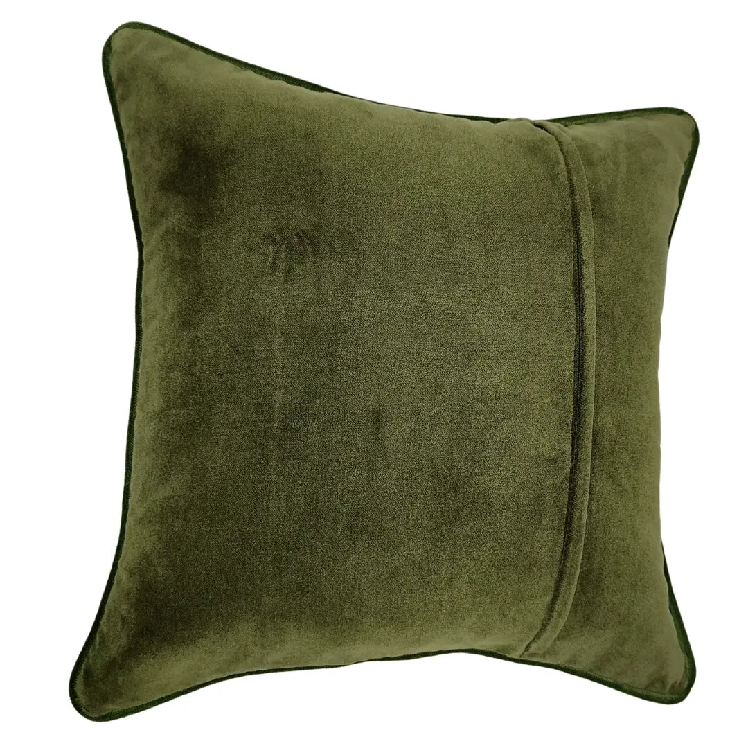Dual-Tone Green Luxe Pillow Covers (16x16, Set of 2) |  ZIPCushions