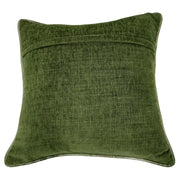 Emerald & Grey Velvet Accent Pillow Covers (16x16, Set of 2) | ZIPCushions