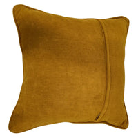 Mustard & Brown Dual-Tone Pillow Covers (16x16, Set of 2) |  ZIPCushions