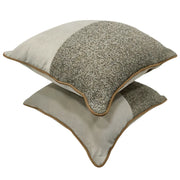 Modern Textured Dual-Tone Pillow Covers (16x16, Set of 2) | ZIPCushions
