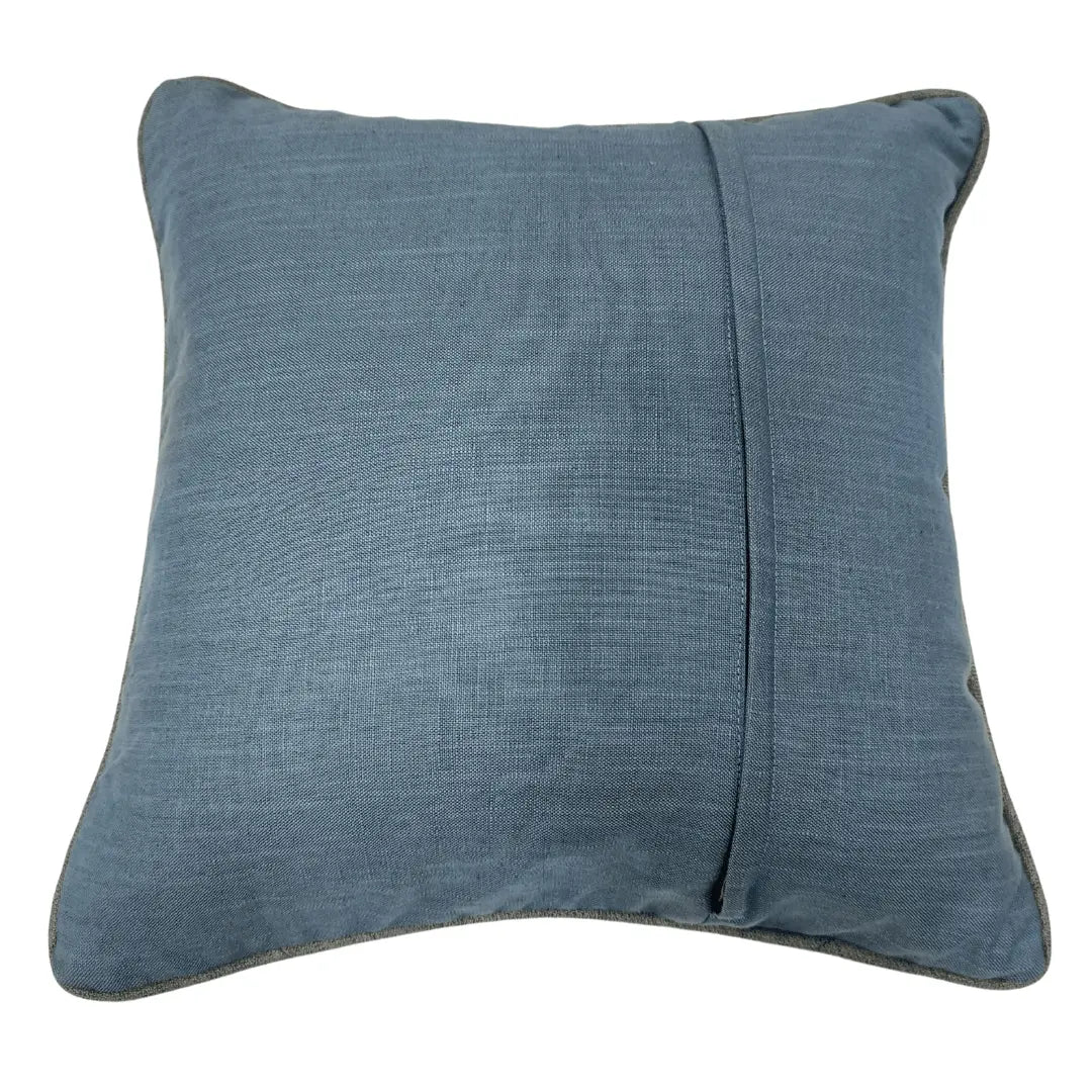 Muted Blue Textured Pillow Covers (16x16, Set of 2) |  ZIPCushions