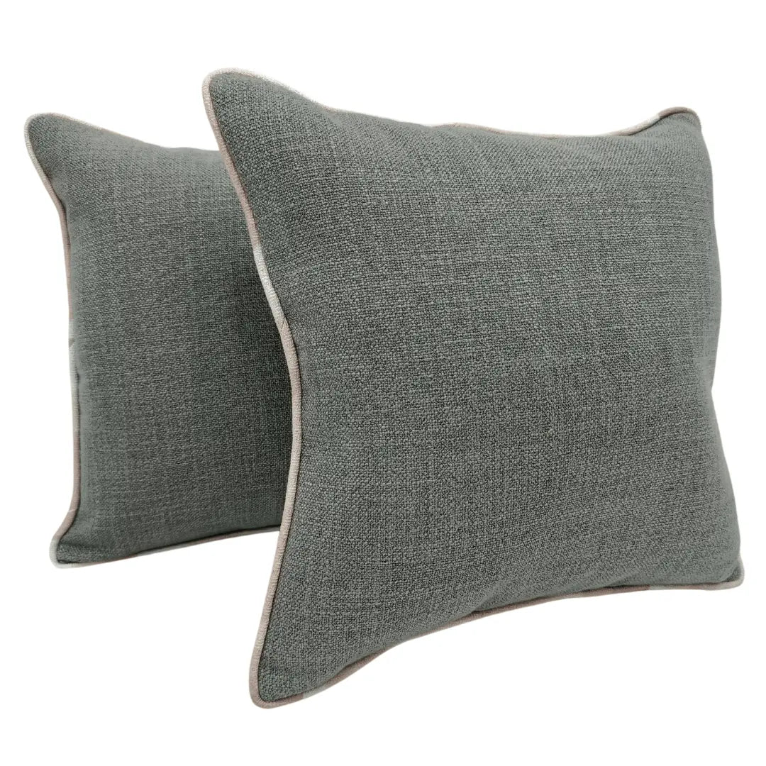 Grey Accent Pillow Covers (16x16, Set of 2) | ZIPCushions